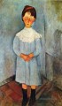 petite fille en bleu 1918 Amedeo Modigliani